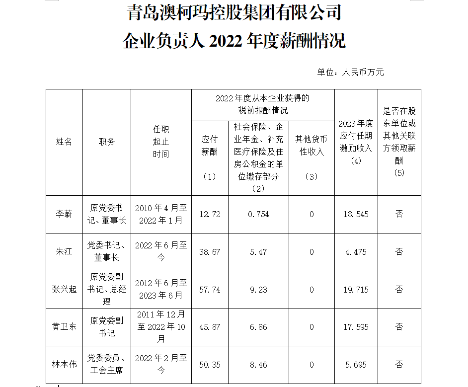 青島澳柯瑪控股集團有限公司企業(yè)負責人2022年度薪酬情況.png